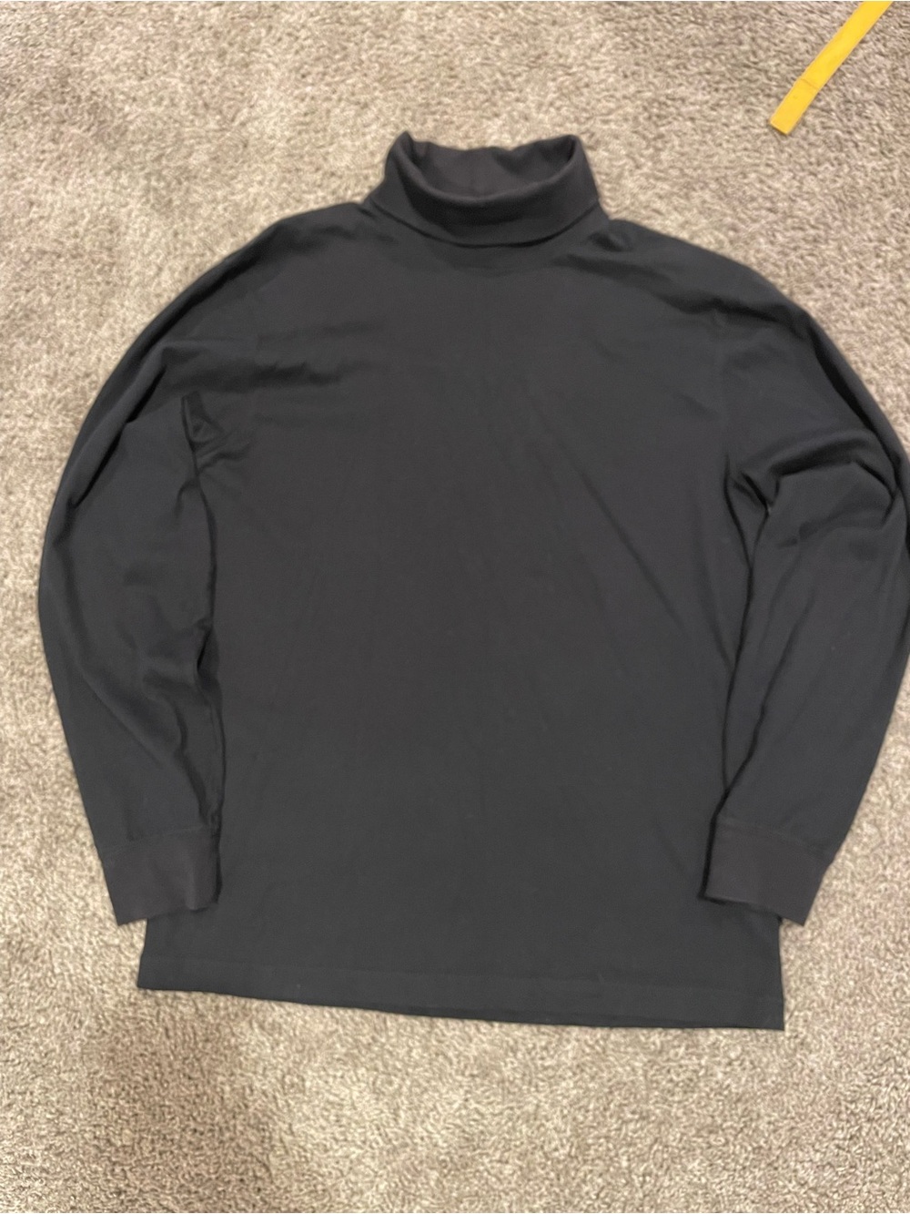 Men's Black Turtleneck - Classic Long Sleeve